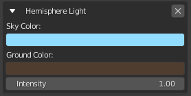 Hemisphere Light Example 1